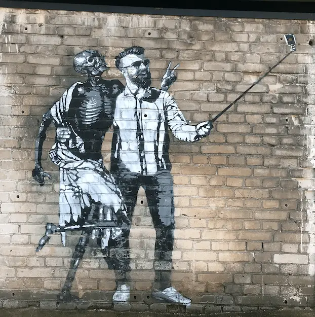 Dance of Death With Endel, Creative City, Tallinn. Street Art Murals in Tallinn Estonia