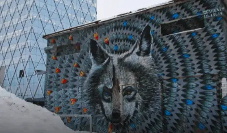 Dusk and Dawn Street Art Tallinn