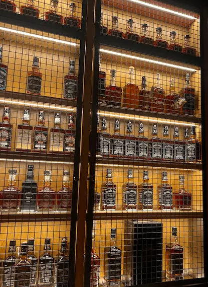 Jack Daniels Whiskey on the Rocks