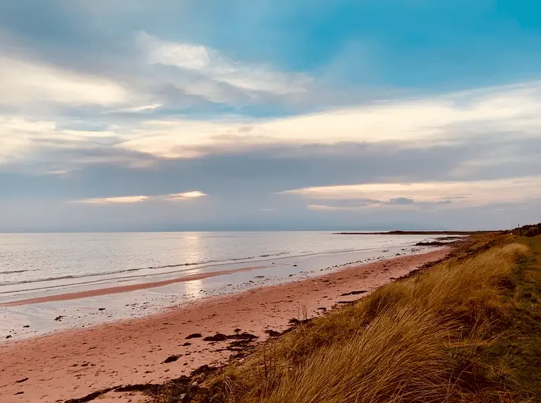 Ayrshire Coastal Path - Seamill Beach