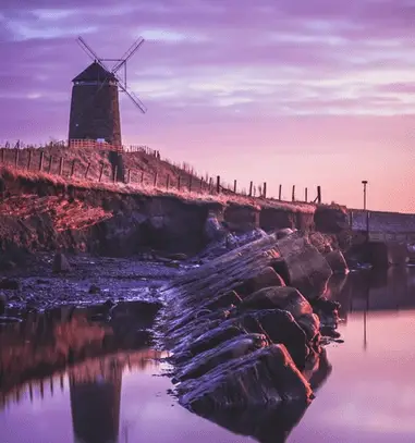 Windmill at St Monans Fife Coastal Path