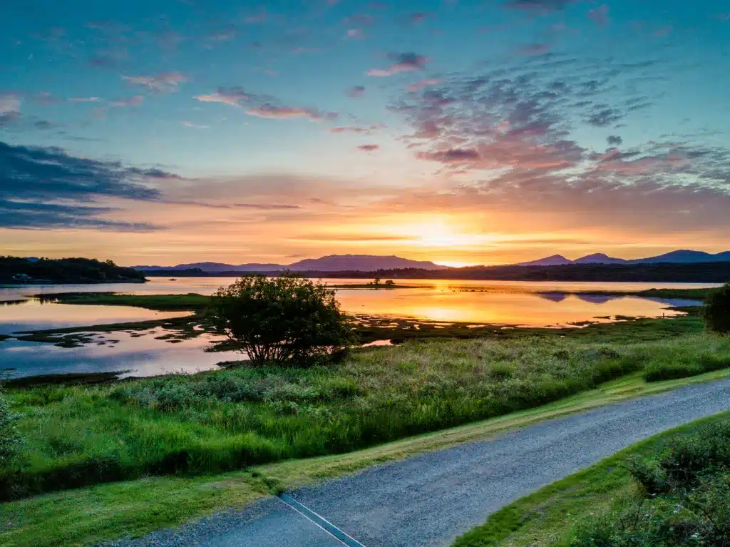 Sunset over Loch Creran