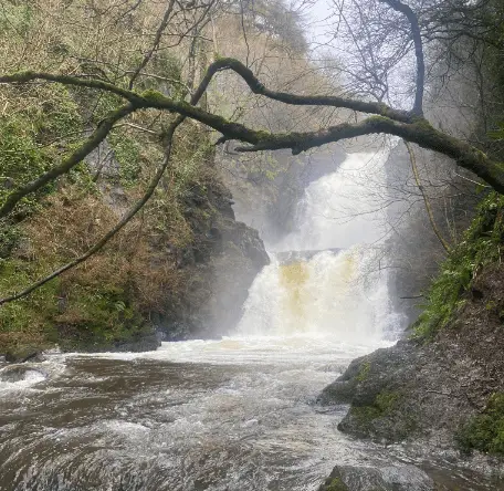 waterfalls on the isle of skye rha waterfall