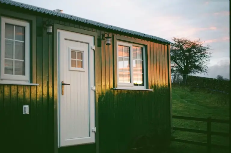 unique accommodation in Scotland shepherds hut
