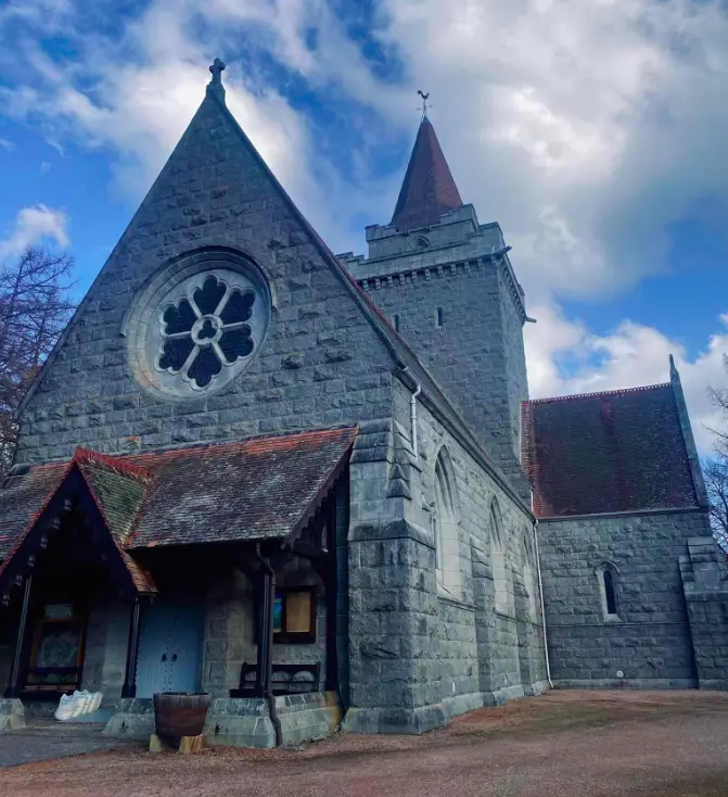 Photo of church - Crathie Kirk on the Snow Roads