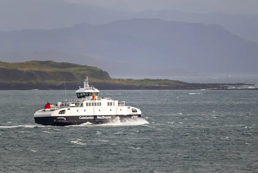 Ferry in the water