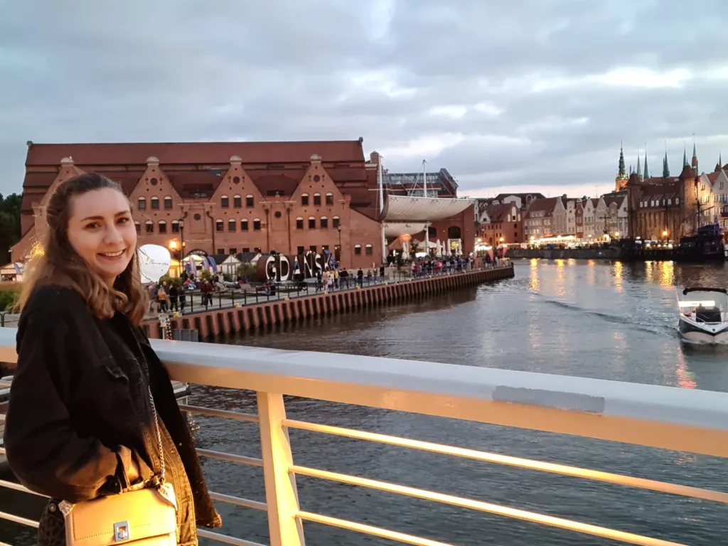 30 Interesting Things To Do In TriCity, Poland 3 Girl standing on the bridge in Gdansk