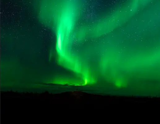 green northern lights