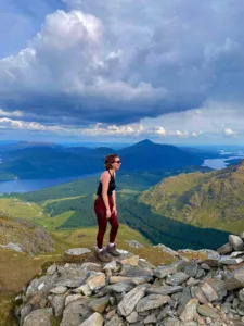 Top of Ben Vane. Ben Lomond in Background.