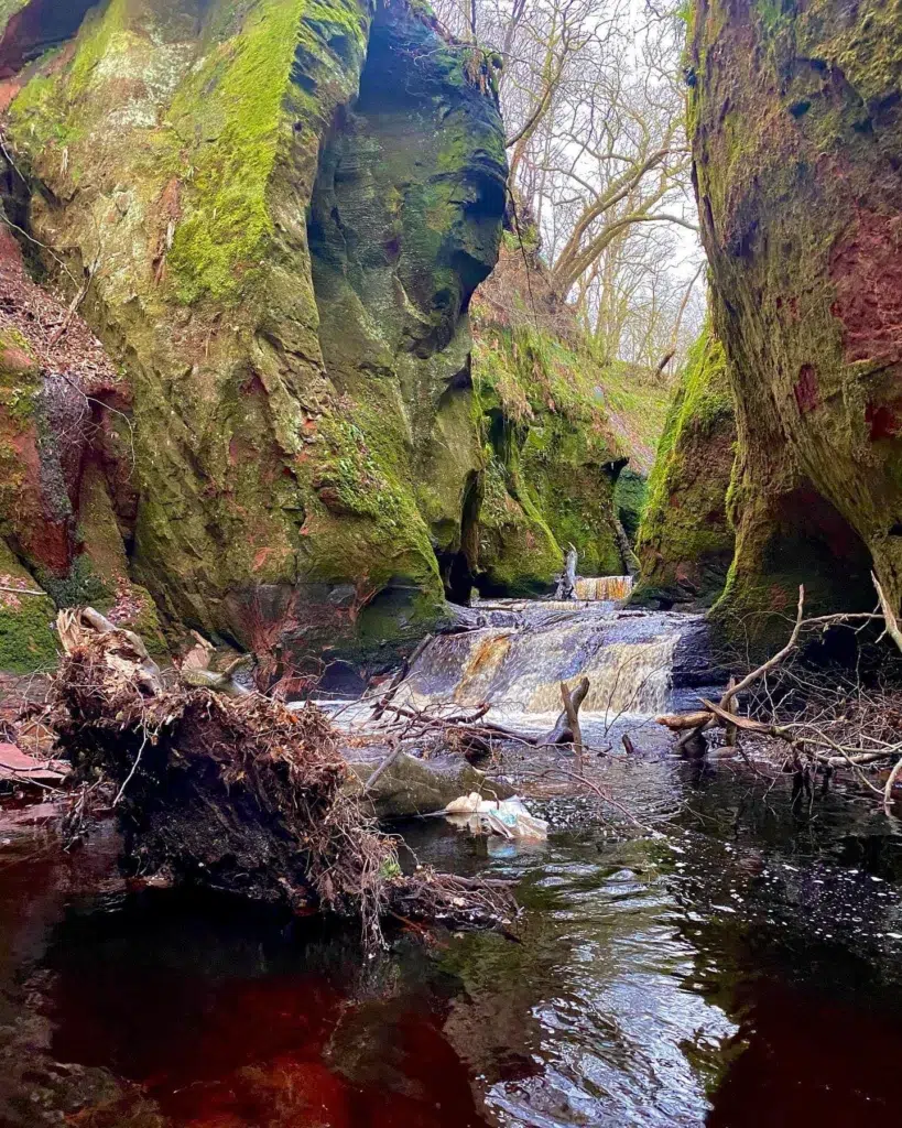 Devils Pulpit at Finnich Glen