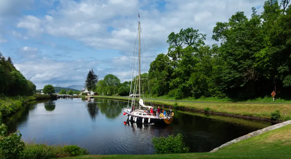 Boat in river