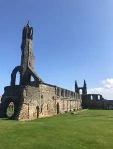 Old Ruined Abbey. St Rules Church Fife