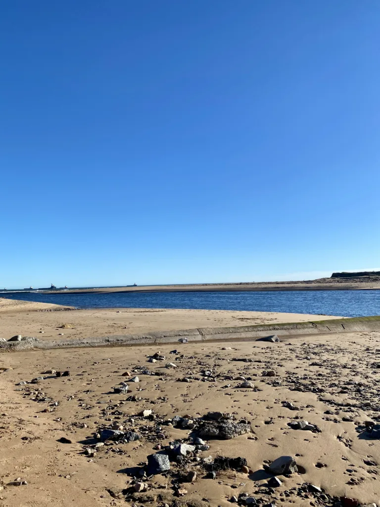 Beach on Donmouth Local Nature Reserve