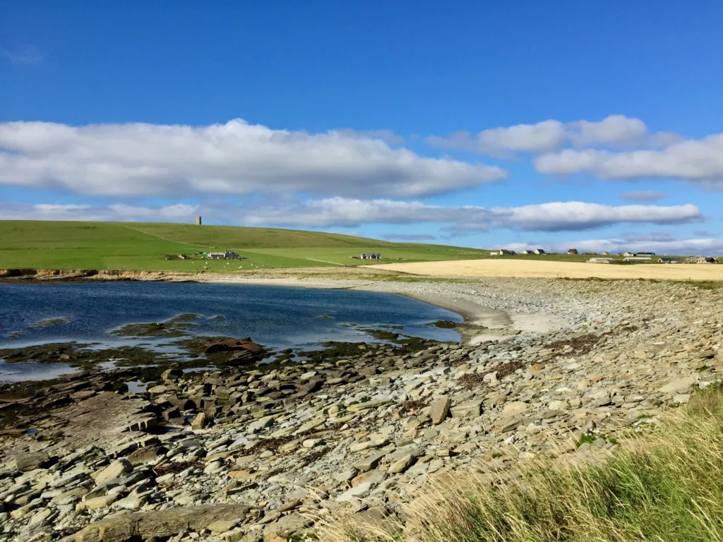 Beach and water in Orkney