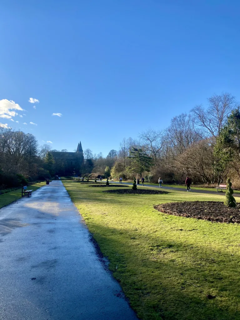 View of cathedral from Seaton Park