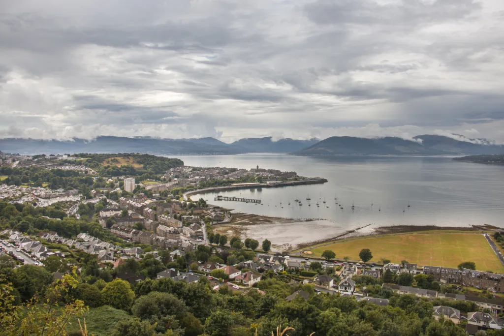 Lyle Hill View of the River Clyde from Lyle Hill